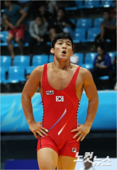 2012런던올림픽에이어올해리우대회에서올림픽2연패에도전하는레슬링김현우.러시아선수와금메달경쟁이예상된다.(자료사진=노컷뉴스DB)