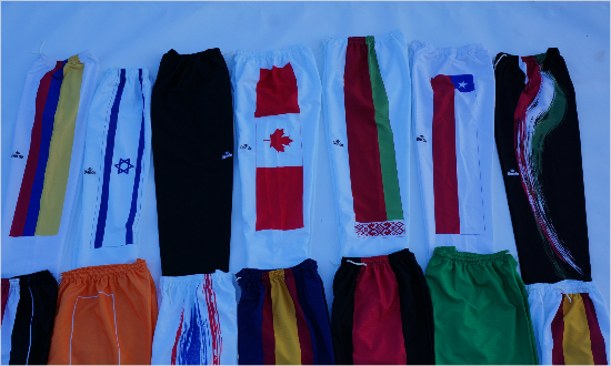 색깔이들어간태권도복.(사진=세계태권도연맹제공)