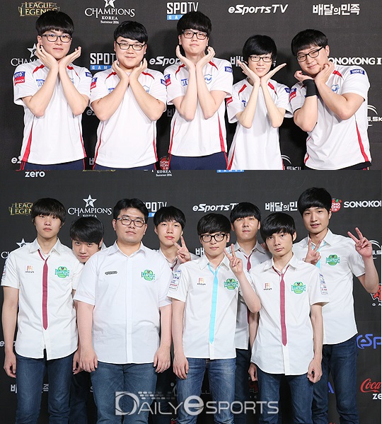 승강권에서 빠져 나오기 위한 일합을 벌이는 MVP와 진에어.