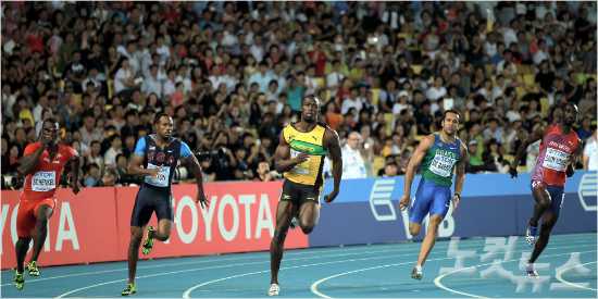 우사인볼트의질주(자료사진=노컷뉴스DB)