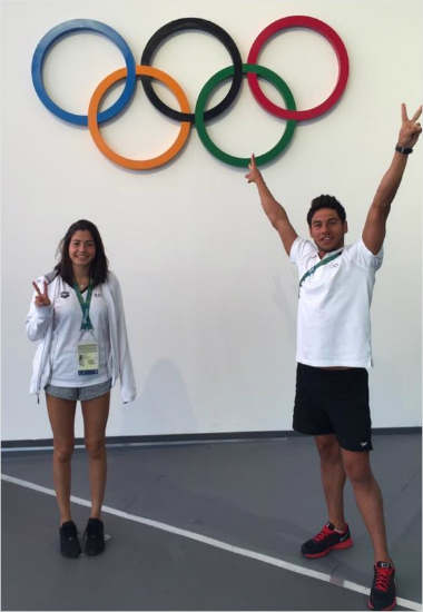 난민팀으로출전하는시리아출신수영선수유스라마르디니(왼쪽)와라미아니스.(사진=유스라마르디니팬페이지)