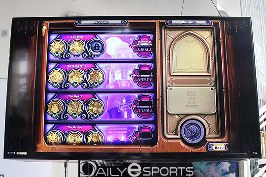 신규 모험 '한 여름 밤의 카라잔'의 인터페이스.