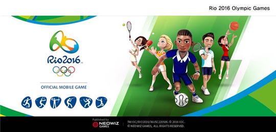 [스마트앱순위] 올림픽 열기, 스마트폰으로…'리우2016올림픽게임' 인기