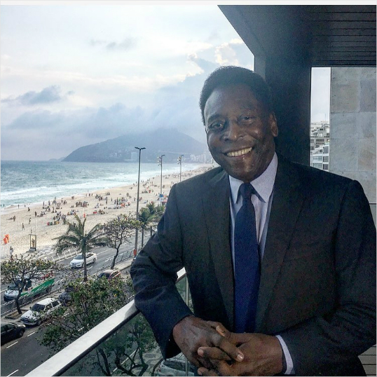 브라질축구전설펠레.(사진=펠레인스타그램)