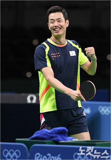 한국남자탁구대표팀은리우올림픽단체전에서4강서'최강'중국을만나는대진이다.리우(브라질)=올림픽사진공동취재단