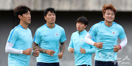 축구올림픽대표팀이5일(한국시각)오전브라질폰치노바아레나에서피지와C조조별예선1차전을치른다.(올림픽사진공동취재단)