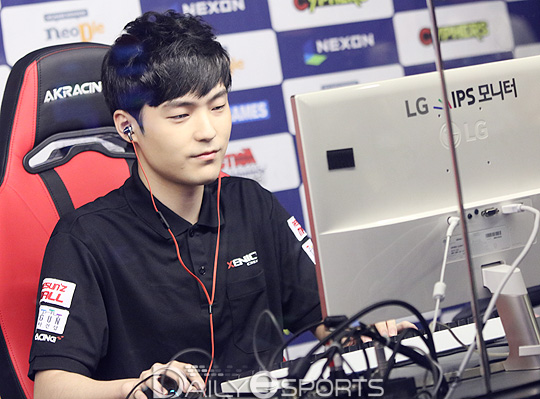 4강에 진출한 김태환.