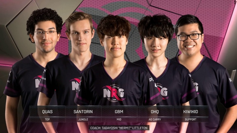 NRG e스포츠 선수단(사진=lol.esportswikis.com 발췌).