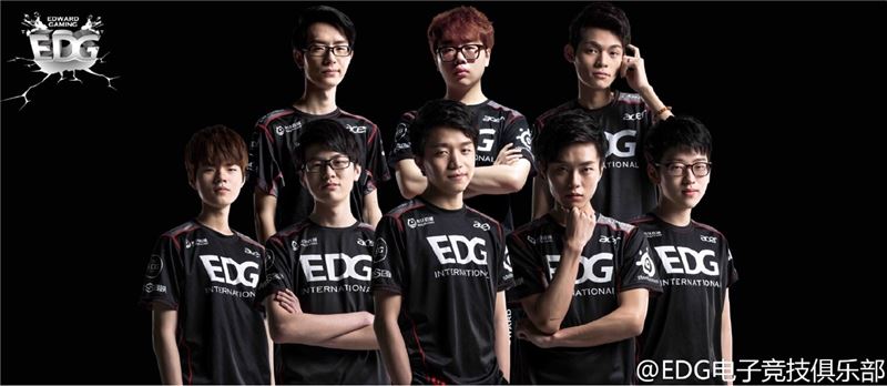 EDG 선수단(사진=EDG 트위터 발췌).
