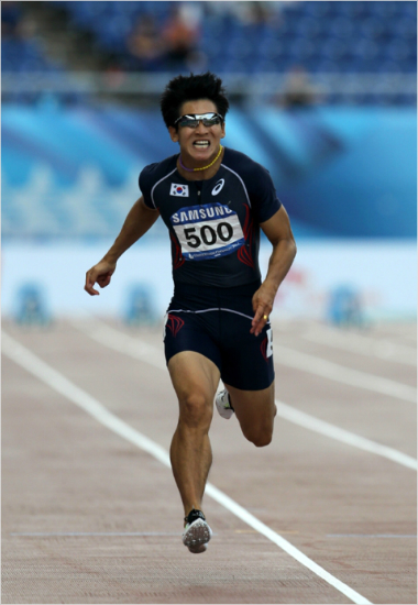 김국영.(사진=대한육상경기연맹제공)