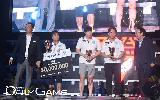 태그매치 우승팀 GC Busan, 5000만 원의 우승 상금을 거머쥐었다.