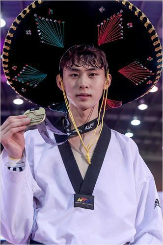 남자58kg급에나서는김태훈.(사진=세계태권도연맹제공)