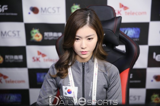 IeSF에 출전한 '아프로디테' 김가영.