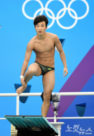 '2016리우올림픽'에참가한다이빙선수우하람(올림픽공동사진취재단)