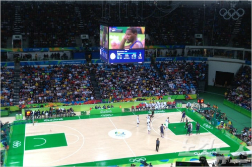 케빈듀란트가활약한미국이남자농구올림픽3연패를달성했다(사진=노컷뉴스)