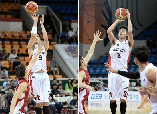 천대현(왼쪽)과김종범.(사진=KBL제공)