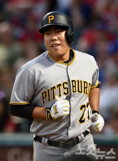메이저리그피츠버그의강정호.(사진=노컷뉴스DB)