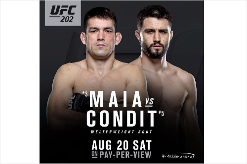 마이아, 콘딧에 1R 승리…페티스, 페더급 데뷔전 승