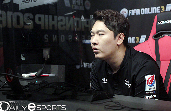 성남 FC 입단 후 첫 승을 신고한 김정민.