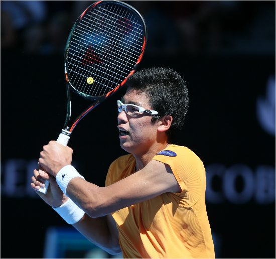 12일부터열리는중국난창챌린저에서프랑스오픈이후4개월만에코트로복귀하는한판테니스간판정현.(자료사진=요넥스코리아)