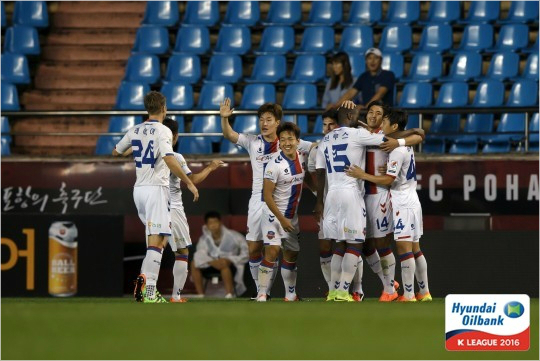 최근3승1무상승세로강등권탈출을노리는수원FC.(사진=한국프로축구연맹제공)