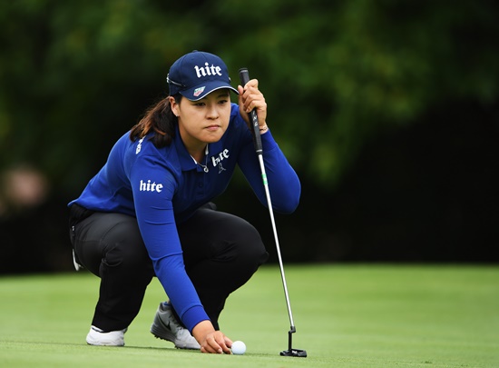 에비앙챔피언십2라운드의전인지.사진=LPGA제공
