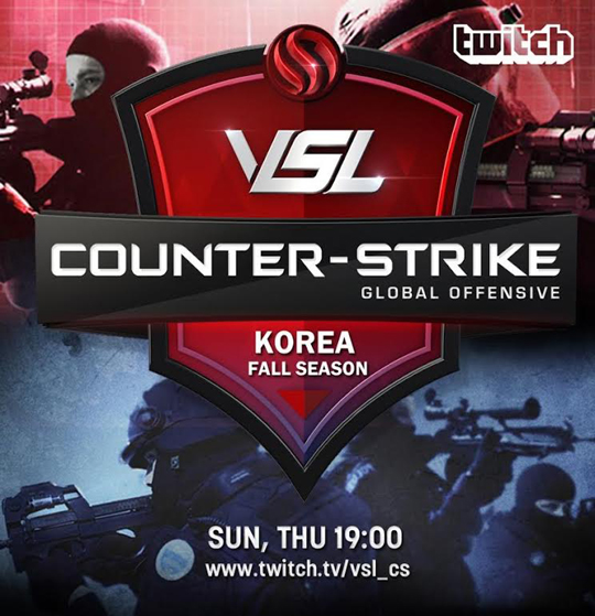 국내 유일 CS:GO 정규 대회 VSL 시즌2 25일 개막…트위치TV로 생중계