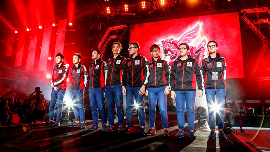 대만 마스터즈 시리즈의 ahq e스포츠 클럽. (사진=ahq e스포츠 클럽 공식 페이스북 발췌)