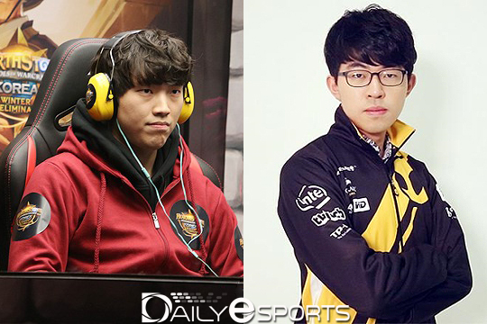 '따효니'백상현(왼쪽)과 '크라니시' 백학준.