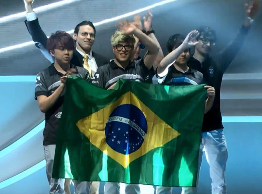 브라질의 인츠 게이밍. (사진=유튜브 채널 EpikSkillshop 캡처)