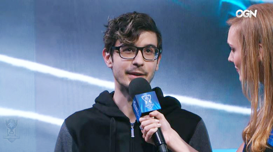 인츠 게이밍의 정글러 'Revolta' 가브리엘 에누드. (사진=OGN 중계 캡처)