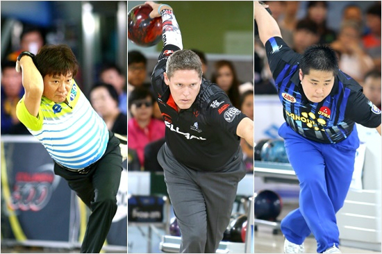 '세계볼링최고수는누구?'오는6일부터열리는제18회삼호코리아컵국제오픈볼링대회에서우승을노리는한국정태화(왼쪽부터),미국크리스반즈,일본가와조에쇼타.(자료사진=KPBA)
