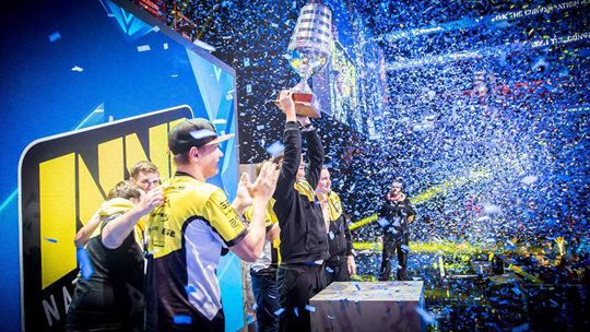ESL One: 뉴욕에서 우승한 나투스 빈체레.(사진=ESL 발췌)