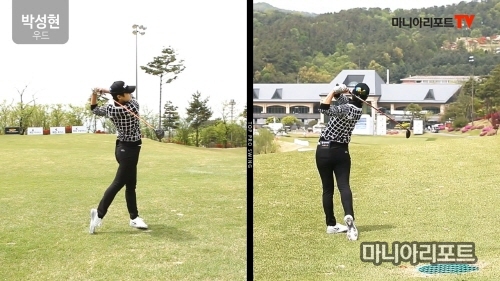 박성현의피니시동작.마니아리포트자료사진.