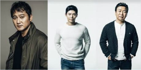 왼쪽부터배우정만식,지승현,김병춘(사진=브레이브엔터테인먼트제공)