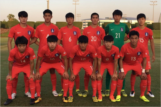 17세이하축구대표팀은카타르에서열린3개국친선대회에서말리에0-2로패하며1승1패로대회를마쳤다.(사진=대한축구협회제공)
