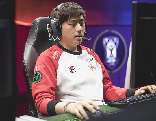 SK텔레콤의 원거리 딜러 '뱅' 배준식. (사진=라이엇 게임즈 제공)