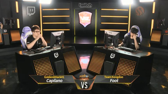 하스스톤 팀 매치 8강 2주차. (사진=VSL 중계 캡처)