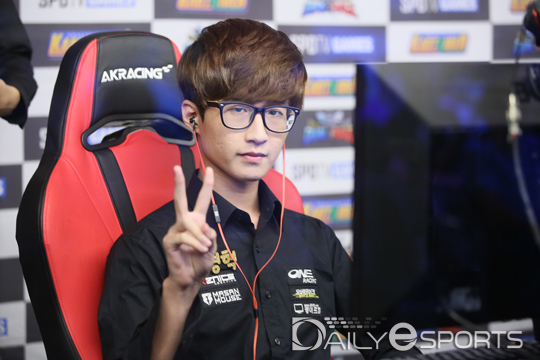 1위로 결승에 합류한 유영혁.