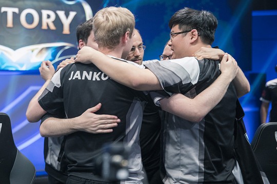 유럽 팀 중에 유일하게9 8강에 오른 H2k 게이밍(사진=라이엇게임즈 제공).