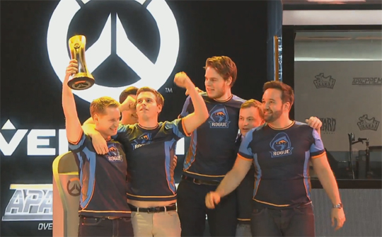 APAC 프리미어 우승을 차지한 로그.(사진=트위치 중계 캡처)