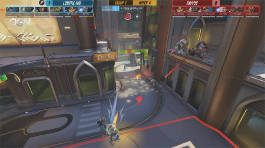 끝까지 양쪽 2층 포지션을 지킨 엔비어스.