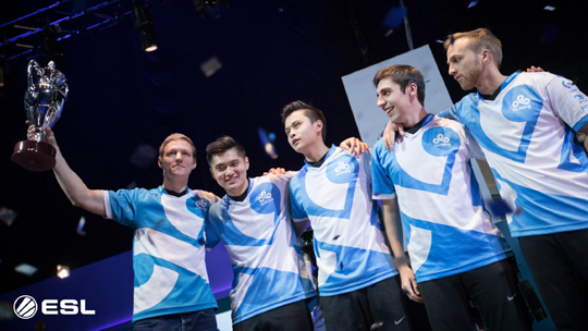 ESL 프로리그 시즌4에서 우승한 C9.(사진=ESL SNS 발췌)