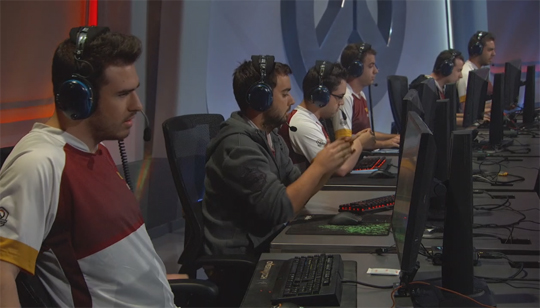 스페인 대표팀.(사진=오버워치 월드컵 중계 캡처)