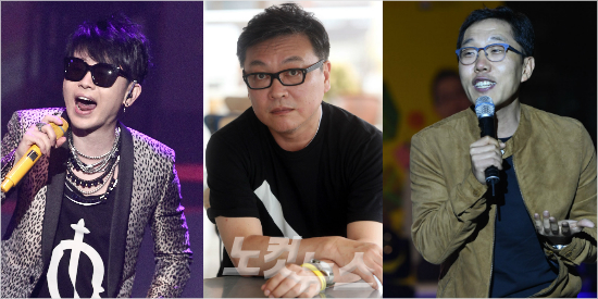 가수이승환,배우김의성,방송인김제동.(사진=자료사진)