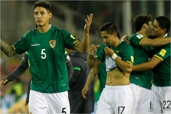 볼리비아가부정선수출전으로2경기몰수패를당했다.(사진=ESPN영상캡처)