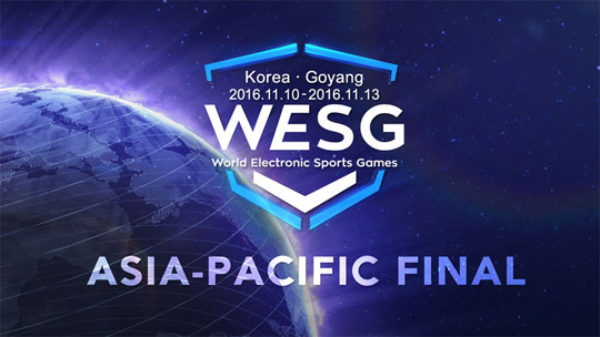 WESG, 아·태지역 최종 예선 10일부터 진행…200여 명 참가