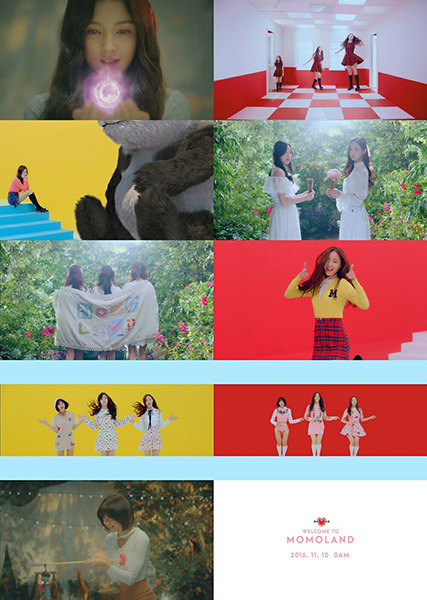 모모랜드, 데뷔곡 '짠쿵쾅' 티저 공개