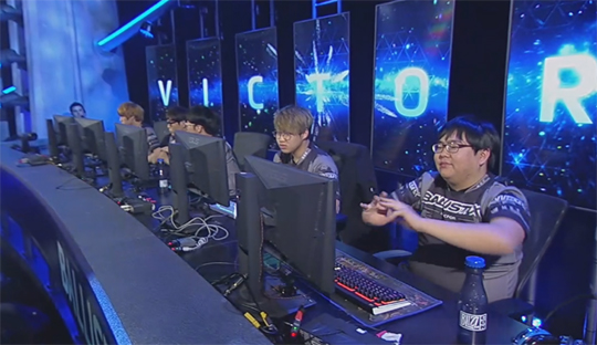 프나틱을 제치고 우승한 발리스틱스.(사진=HGC 중계 캡처)