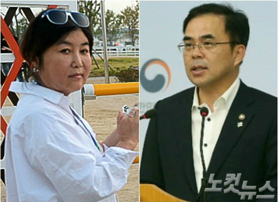 '한국체육을들어먹으려던듀오'박근혜대통령의위세를빌어한국체육전체를집어삼키려고했던최순실씨(왼쪽)와김종전문체육관광부장관.(사진=자료사진)